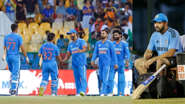  India vs Australia 3rd ODI : Half of the Indian players sick and left to home says Rohit Sharma