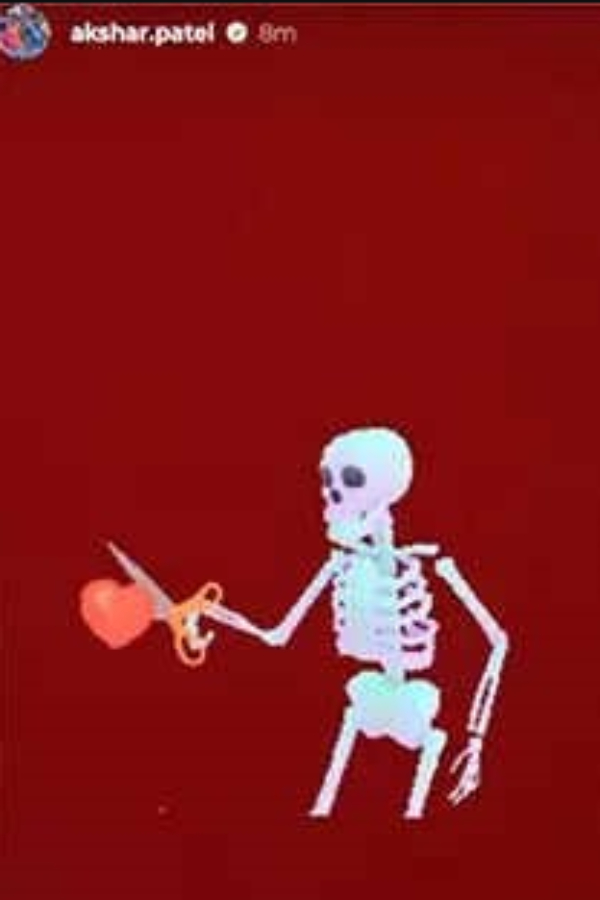 Axar patel Ashwin insta story