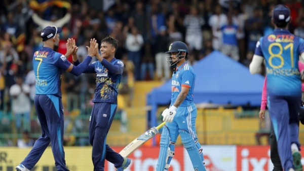 IND vs SL - First time ever for team india losing 10 wickets against spinners