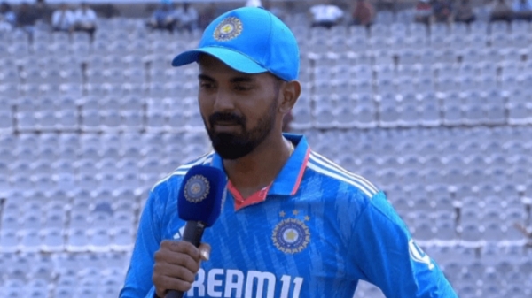 India stand in captain KL Rahul speaks about winning the 1st odi vs australia 