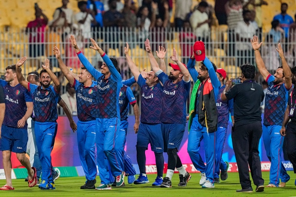 Afghanistan Players received Lap of honour from chennai fans afer pakistan game