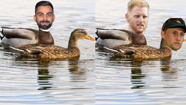 IND vs ENG ICC World Cup 2023 : England fans gang exceeds sarcasm, Virat Kohli fans got upset