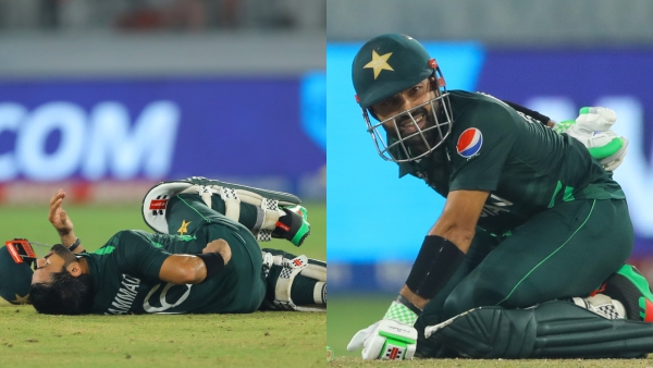 Pakistan cricketer Mohammed rizwan hits a century with injured leg vs SL 