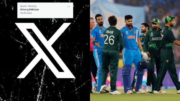 Sorry Pakistan hash tag trending in X for unruly behaviour from ahmedabad crowd
