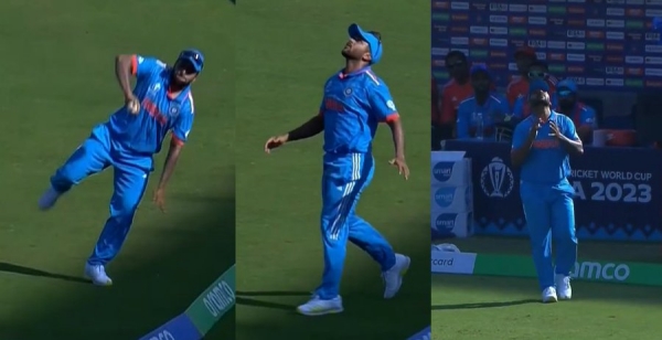 ICC ODI World Cup 2023 : Shardul Thakur catch changed India vs Afghanistan match 