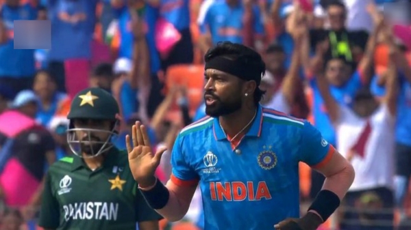 IND vs PAK: Hardik Pandya recreates 1996 Venkatesh Prasad and Aamir Sohail Moment by saying Bye Bye to Imam Ul Haq in World Cup 2023 