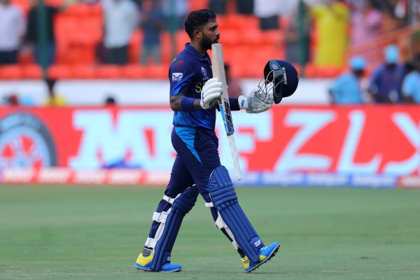 ICC World cup 2023 - Kusal Mendis Century Powers srilanka to set 345 runs as target