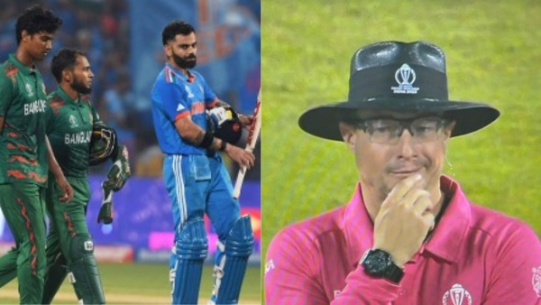 ICC ODI World Cup 2023 IND vs BAN - Nasum Ahmed intentional wide to Virat Kohli 