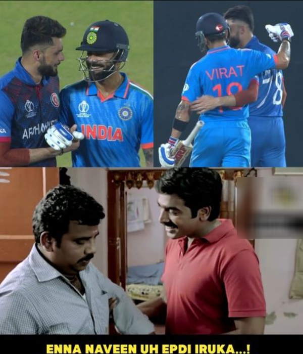 Fantastic memes from Social Media after India won by 8 wickets against Afghanistan at Delhi in World Cup 2023 