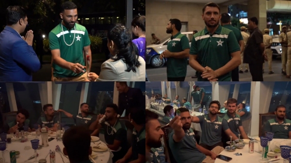 Pakistan players went to one of the costly restaurant in Hyderabad