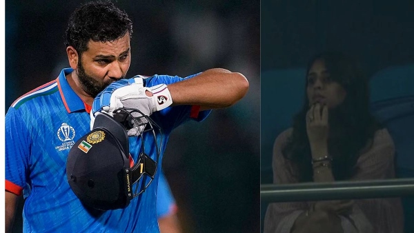 ICC ODI World Cup 2023 IND vs BAN - Rohit Sharma Wife left disappointed