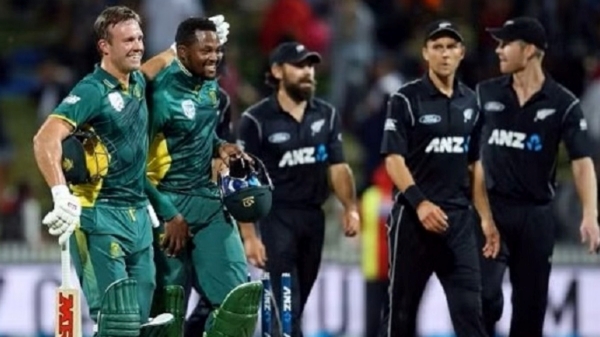 ICC World cup Warm up match - NZ Beat south africa by 5 runs in DL Method
