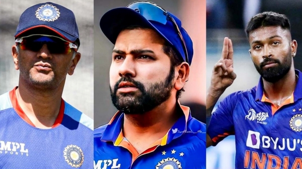 IND vs AUS : Hardik Pandya sent back from Practice by Rahul Dravid and Rohit Sharma 