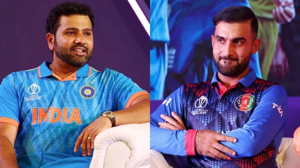  ICC ODI World Cup 2023 : Why India and Afghanistan players observed 1 minute silence 