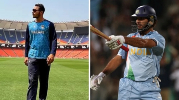 SMAT 2023 : Ashutosh Sharma breaks Yuvraj Singh fastest half century in T20 record 