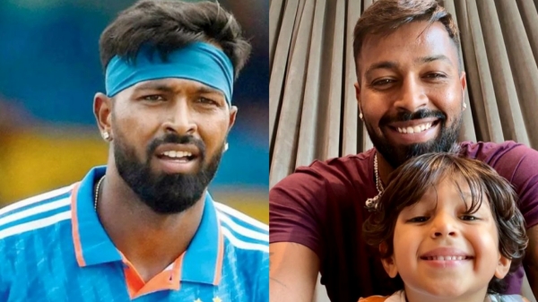 ICC ODI World Cup 2023 : Hardik Pandya son gave a gift for his birthday 