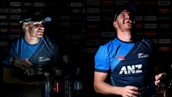ICC World cup 2023 - Power cut during New zealand Glen Philips Press meet 