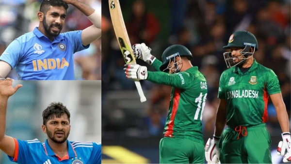 ICC ODI World Cup 2023 IND vs BAN - Tanzid Hasan, Litton Das escapes Bumrah ICC ODI World Cup 2023 IND vs BAN - Tanzid Hasan, Litton Das escapes Bumrah