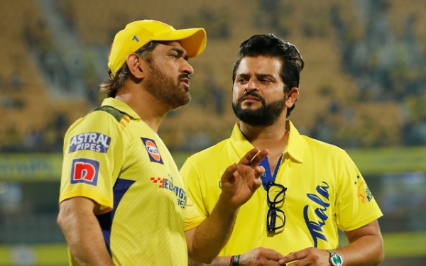 IPL 2024 - Suresh Raina meet MS dhoni makes speculation about his CSK Return 