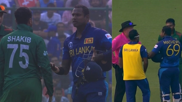 ICC ODI World Cup 2023 BAN vs SL : Angelo Mathews - Shakib Al Hasan timed out incident 
