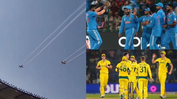 IND vs AUS: Air show preparation started at Narendra Modi Stadium ahead of the India vs Australia World Cup final 2023