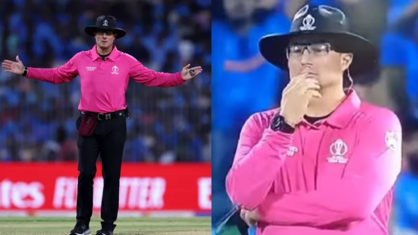 Ind vs aus world cup final 2023 - Fans booing for umpire Richard kettleborough during ceremony 