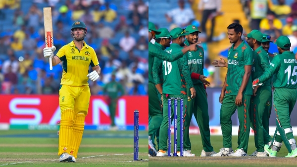 Australia won by 8 wickets against Bangladesh at Pune in the icc 50 over world cup 