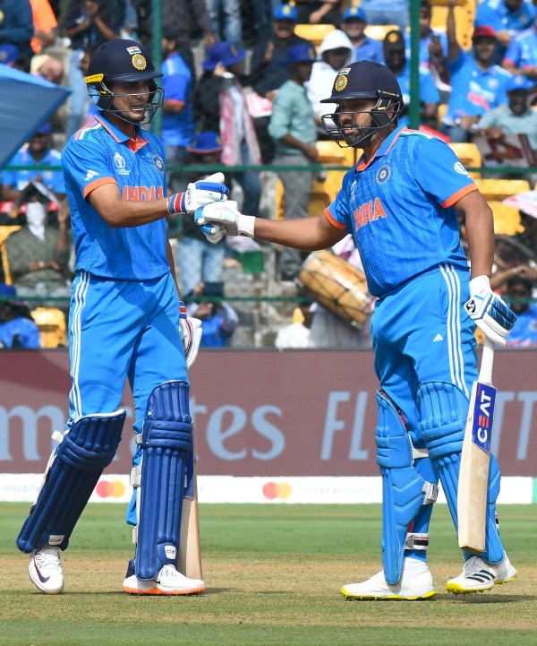 ICC ODI World cup 2023 - Shubman gill and Rohit sharma partnership created new record