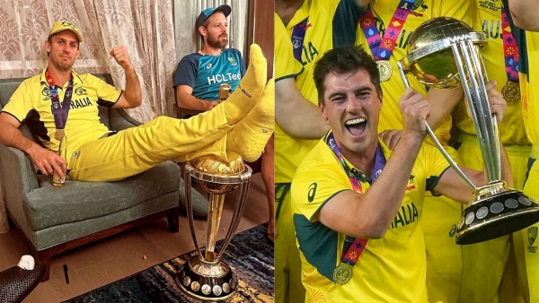 INDIA vs AUSTRALIA FINAL : Mitchell Marsh put his feet on World Cup 