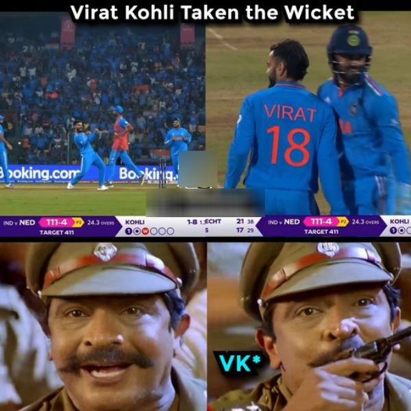 Fantastic memes from Social media after india won by 160 runs against Netherlands in icc 50 over world cup 