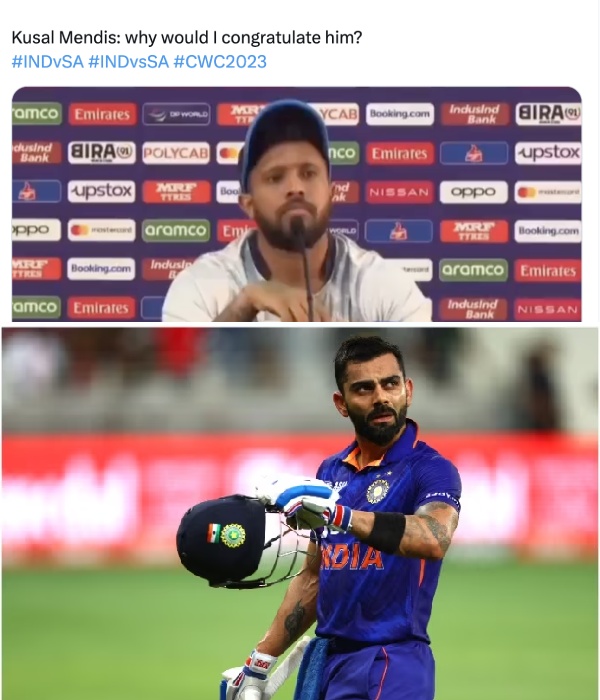 Why I would Congratulate Virat Kohli for his 49th ODI Century Questions Srilanka Captain Kusal Mendis 