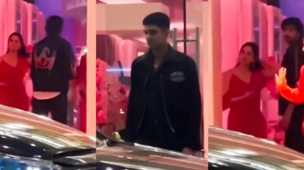 World Cup 2023: Shubman Gill and Sara Tendulkar meet at the Jio Plaza Event at Mumbai 