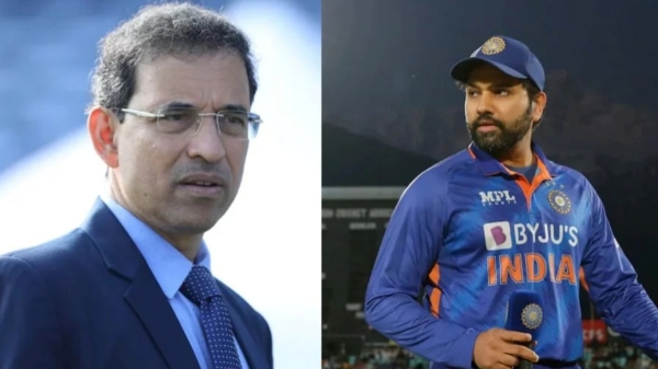 India vs New zealand semi final - Harsha bhogle trolls fans by saying Vadapav for rohit sharma 