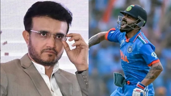 ICC ODI World cup 2023 - sourav Ganguly lauds virat kohli for scoring 50th odi century 