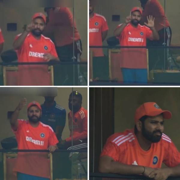 Rohit sharma is angry on Jadeja for giving strike to Mohammed shami vs sl Rohit sharma is angry on Jadeja for giving strike to Mohammed shami vs sl