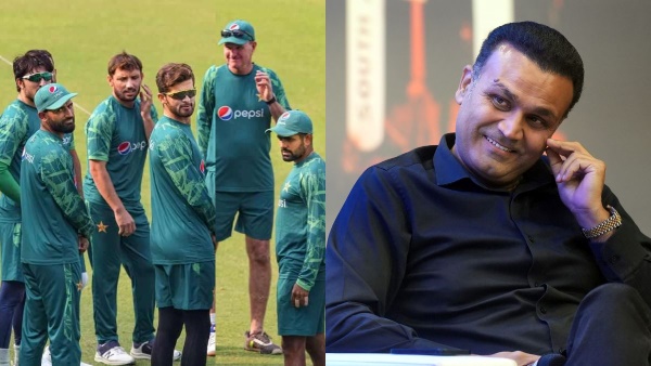 ICC ODI World Cup 2023 : Virender Sehwag make fun of Pakistan team and Biriyani
