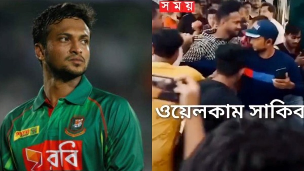 ICC ODI World Cup 2023 : Did Shakib Al Hasan got hit by fans at Dhaka airport? 