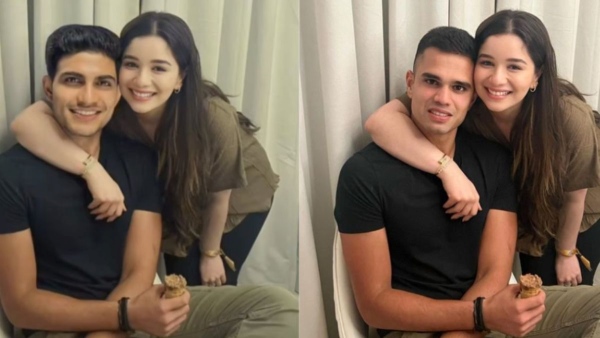 Some people replaced Arjun face with Shubman Gill standing with Sara Tendulkar 