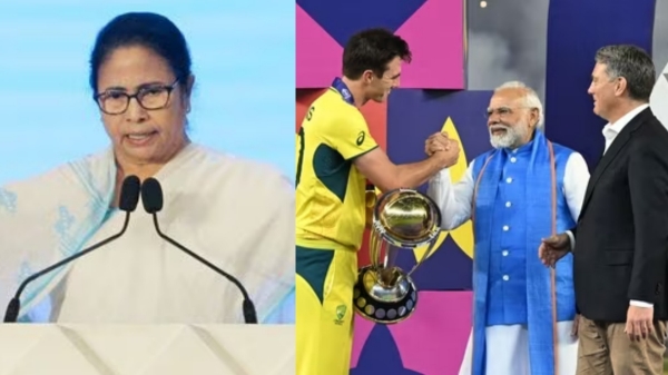 West Bengal CM Mamata Banerjee makes a political statement over ICC Worldcup Final