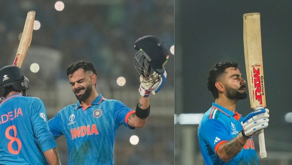 ICC ODI World Cup 2023 IND vs SA : Virat Kohli gave respect to Sachin Tendulkar ICC ODI World Cup 2023 IND vs SA : Virat Kohli gave respect to Sachin Tendulkar