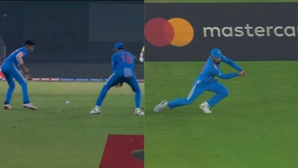 INDIA vs AUSTRALIA FINAL : Shubman Gill and Virat Kohli dropped catch on first ball 