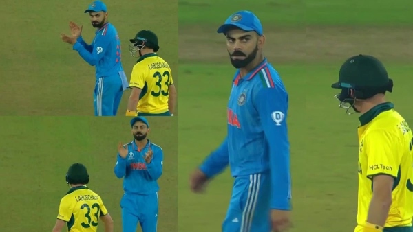 INDIA vs AUSTRALIA FINAL 2023 : Virat Kohli tries sledging Marnus Labushagne 
