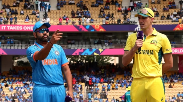 India vs Australia world cup final - Pat cummins took favourable decision towards india at toss 