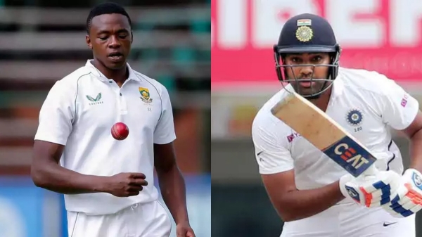 IND vs SA Test : Kagiso Rabada wins the battle against Rohit Sharma and dismissed him for the 13th Time in International Cricket 