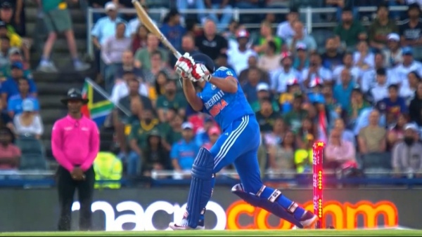 India vs south africa 3ed t20 - Jitesh sharma got out by hit wicket 