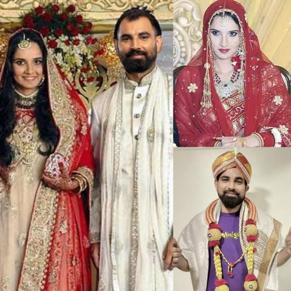 Sania mirza and mohammed shami marriage fake image surfaces in social media - Fact check