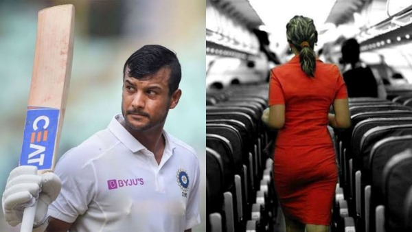 Mayank Agarwal Health update : Who gave the bottle to Mayank Agarwal in flight?
