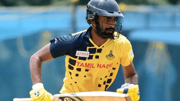 Tamilnadu Player Narayan Jagadeesan Scored a fantastic Century against Railways in the Ranji Trophy 2023-24 at Coimbatore 