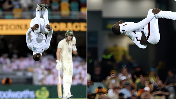 WI vs AUS Day night test - West indies cricketer Kevin Sinclair wicket celebration attracts fans