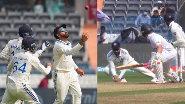 India vs England : Rohit Sharma took a low catch to dismiss Ollie Pope India vs England : Rohit Sharma took a low catch to dismiss Ollie Pope